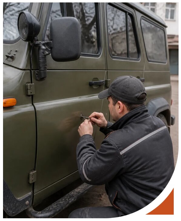 Профессиональное вскрытие автомобиля УАЗ без повреждений в Сатке